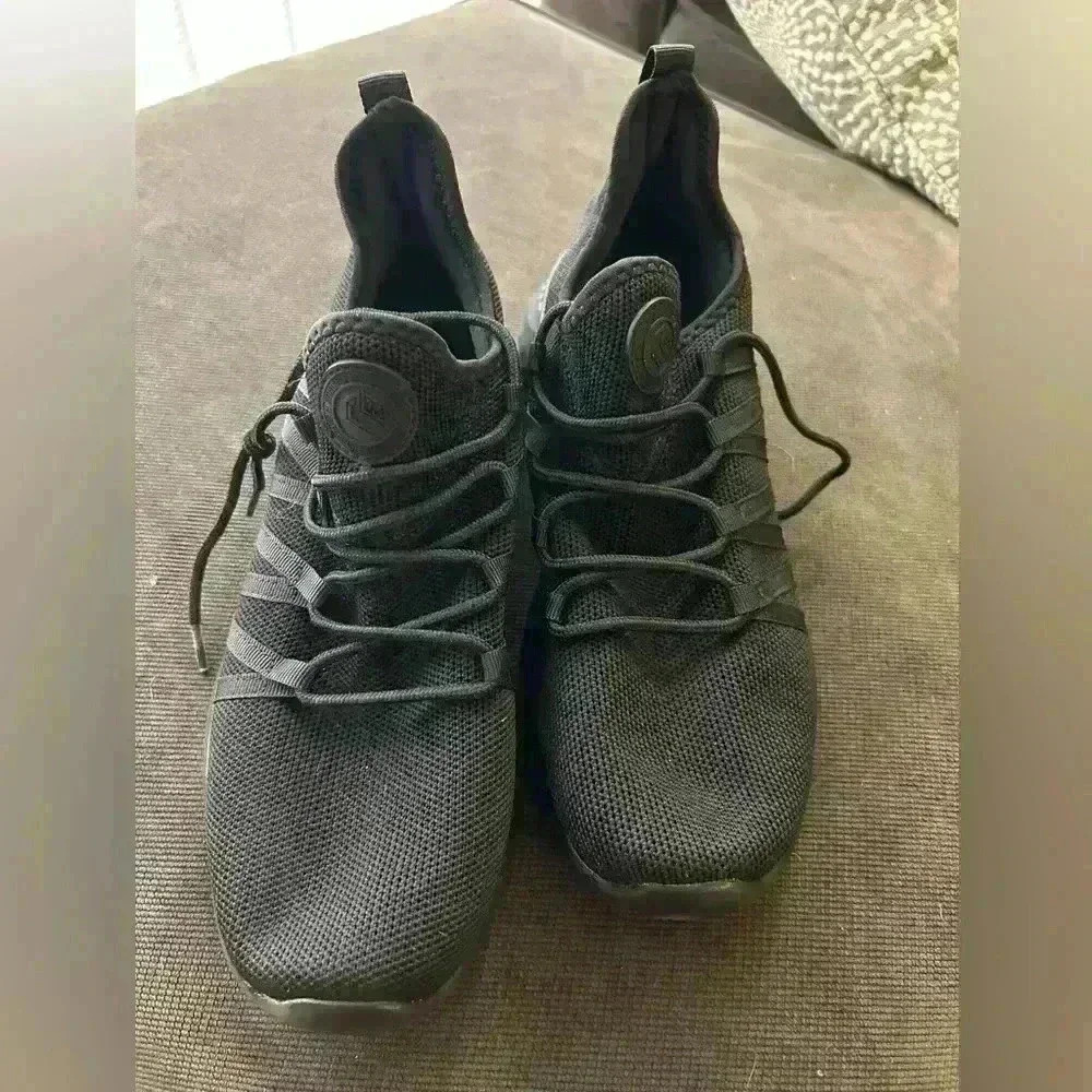 Unbranded Men's Laced Up Athletic Sneaker, EU Size 41, Black - Picture 3 of 3